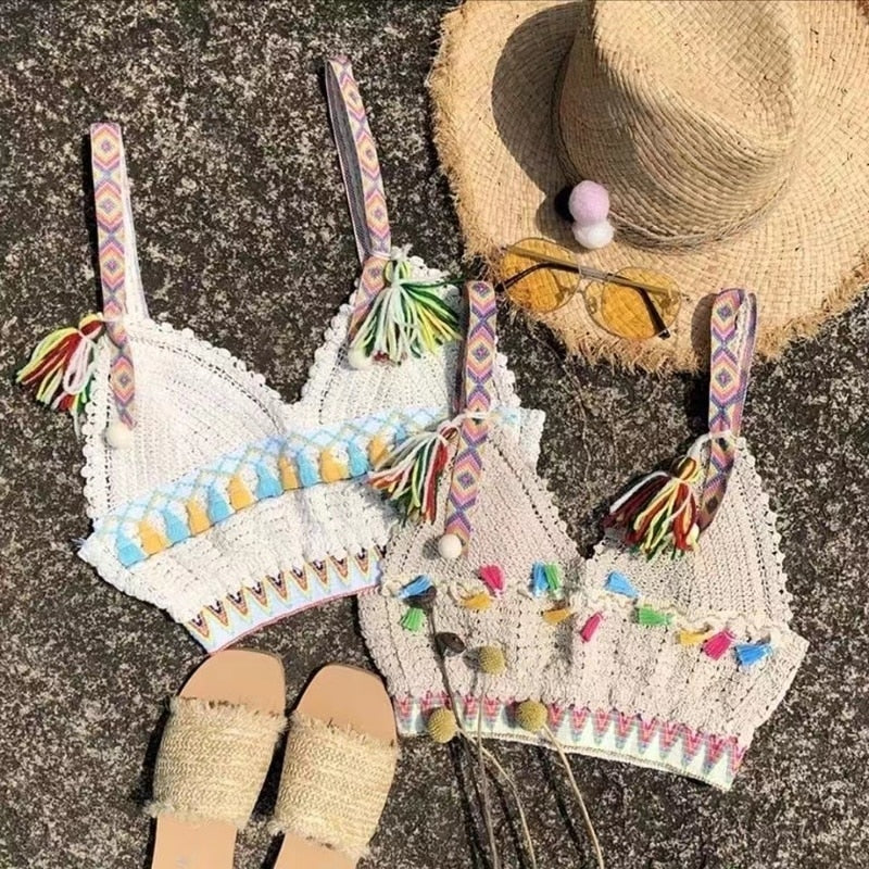 Hippie gehaakt topje