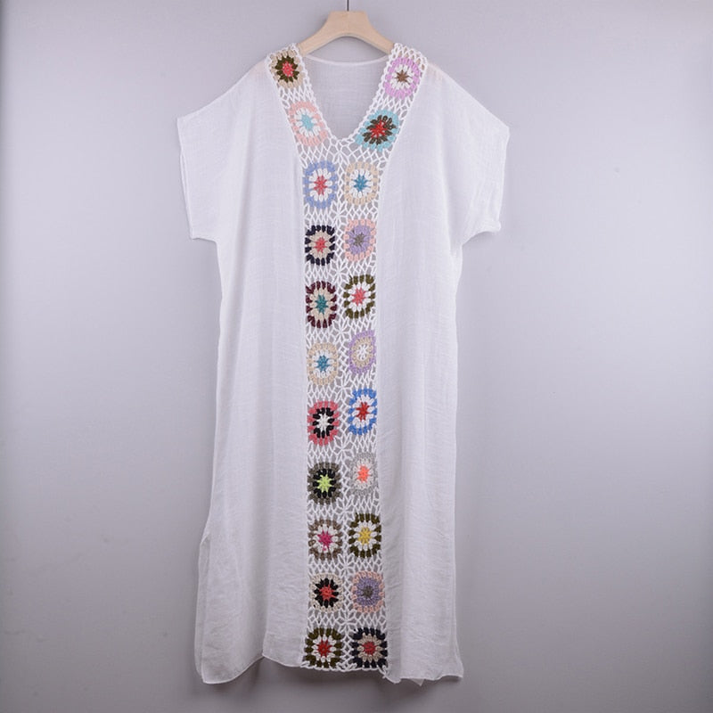 Tunique Blanche Hippie Chic