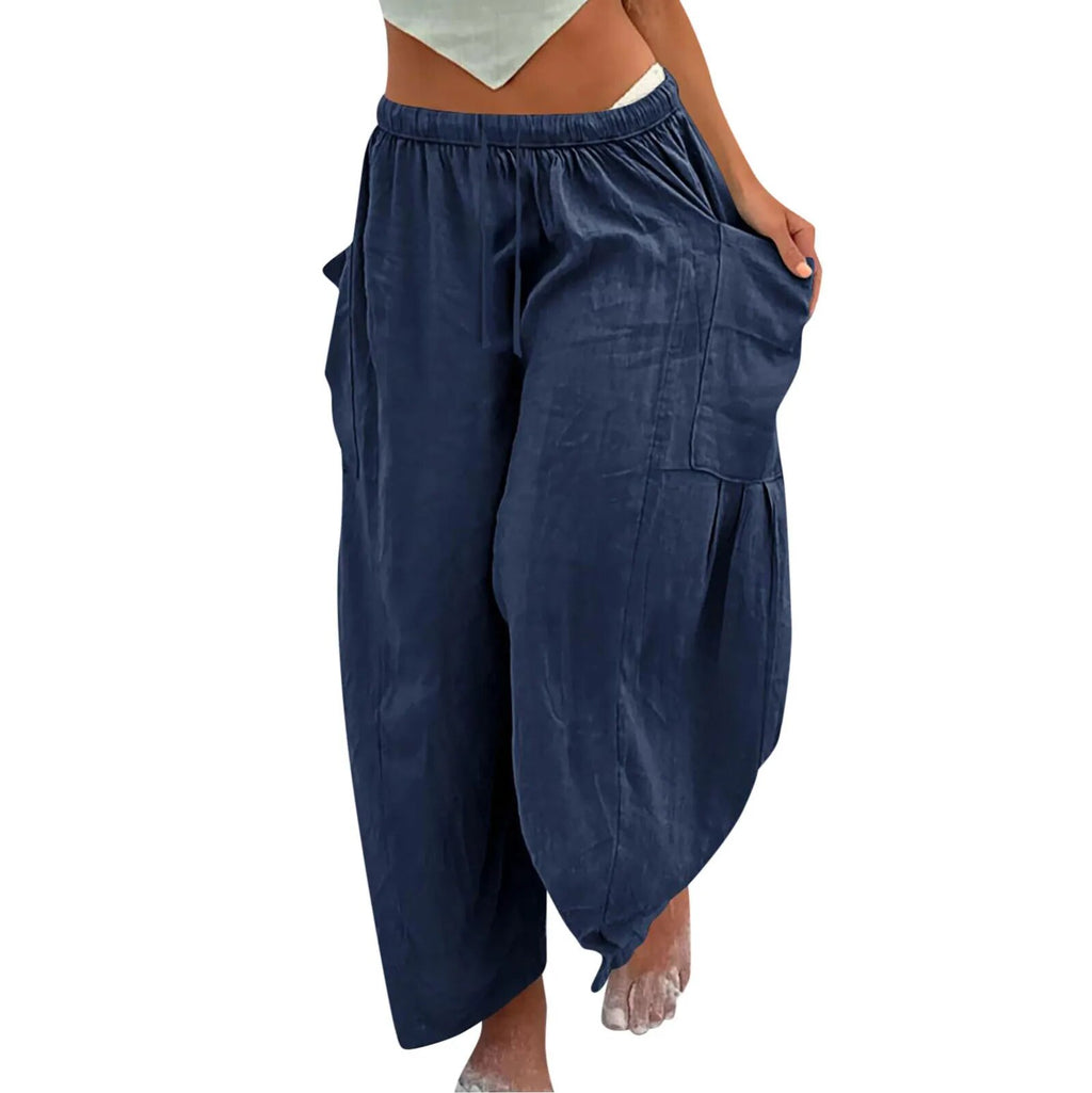 Pantalon Sarouel Bleu