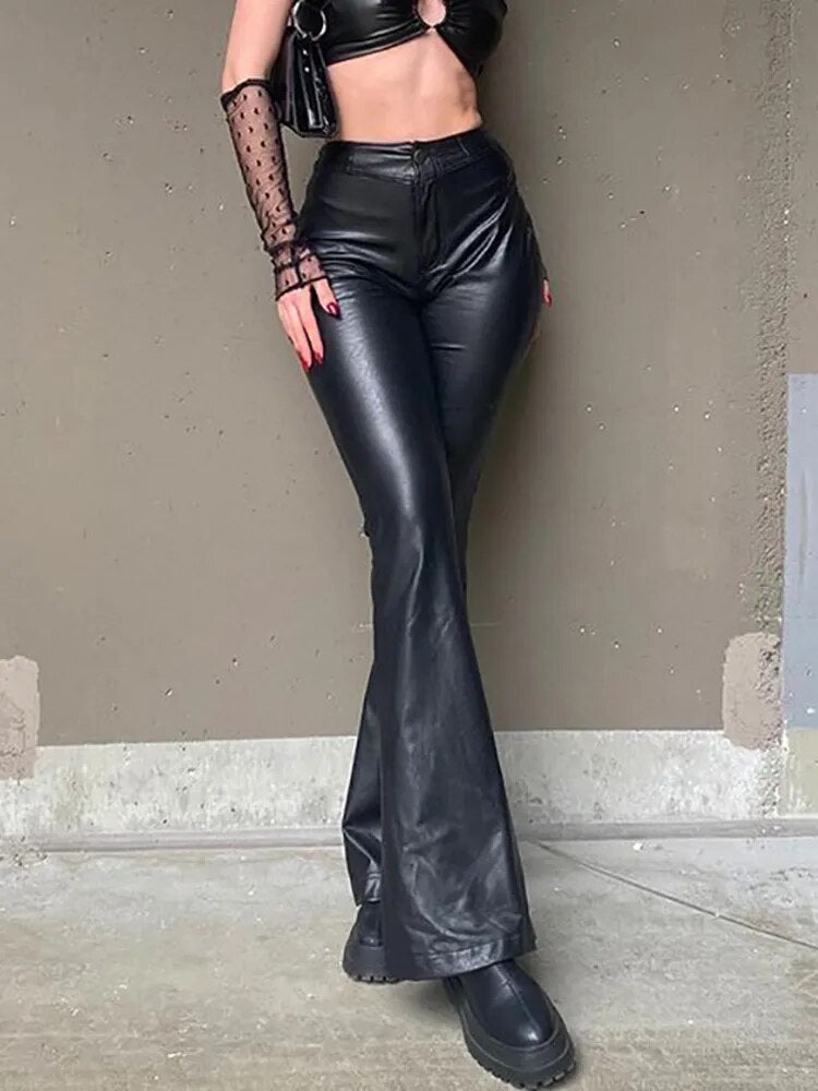 Pantalon Cuir Patte d'eph