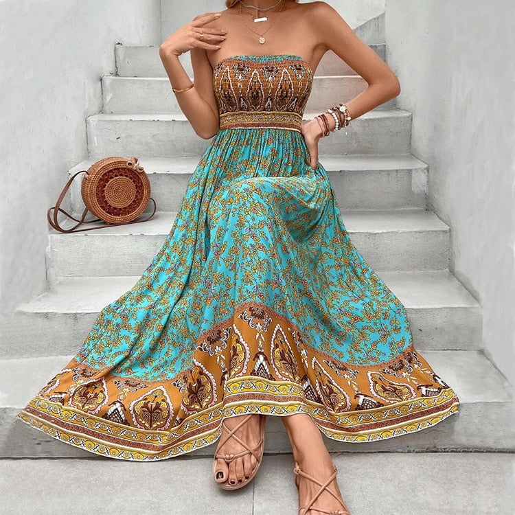 Hippie chique bustierjurk
