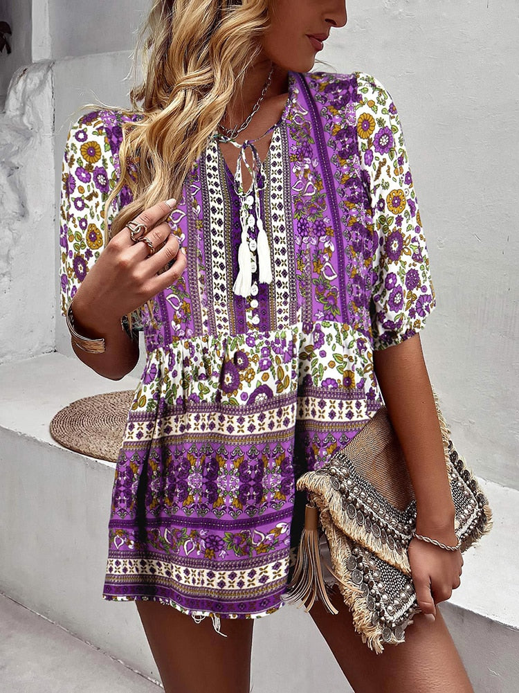 Top hippieblouse