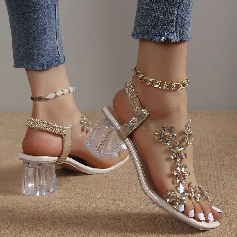 Sandales Talon Bohème