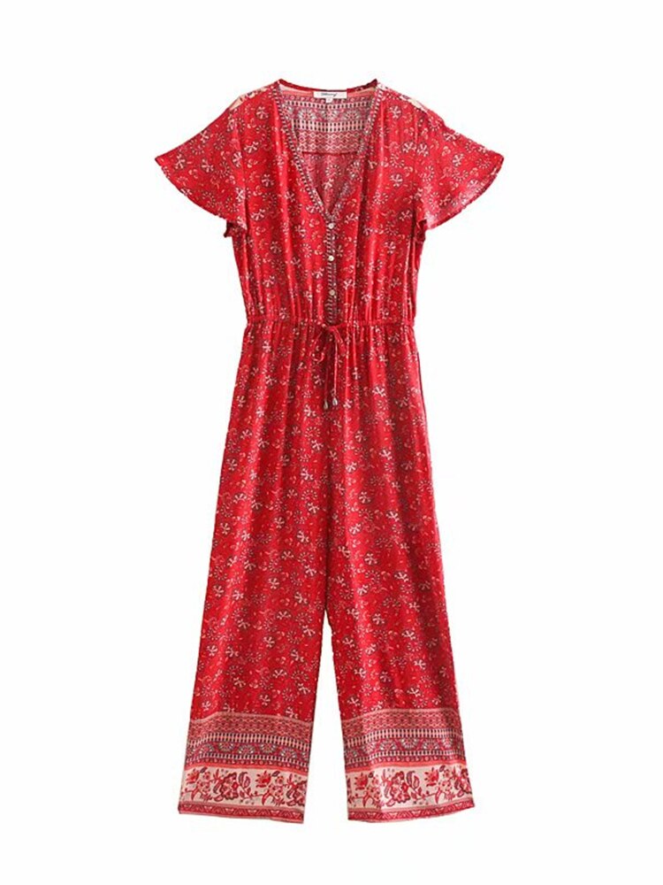 Bohemian-Hippie-Jumpsuit für Damen