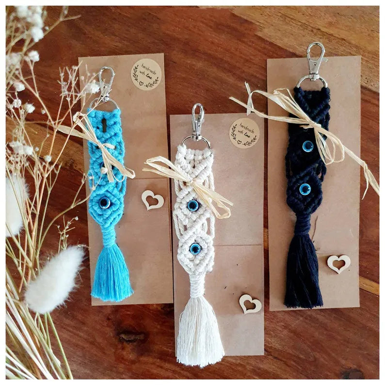 Porte Clé Macramé Perle