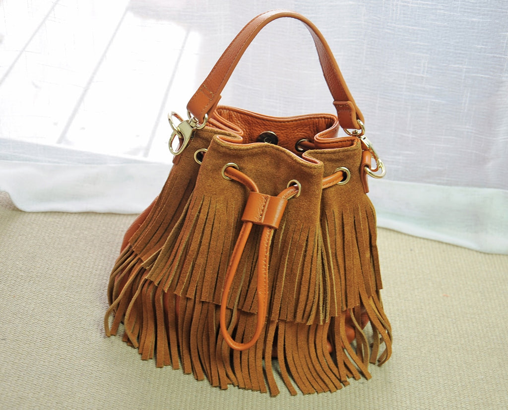 Hippie-Ledertasche