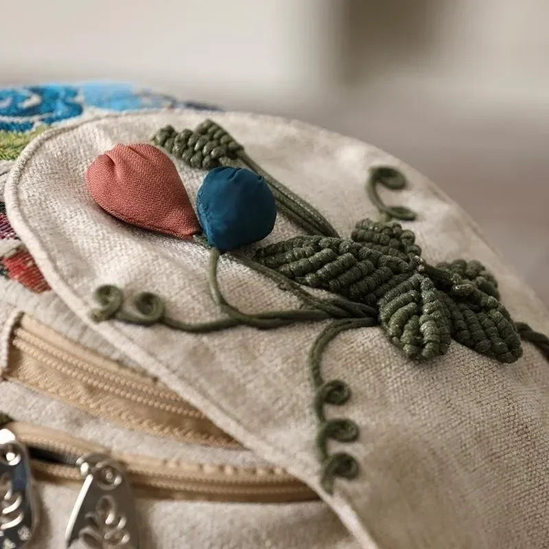 Sac à Dos Hippie en Toile Ethnique