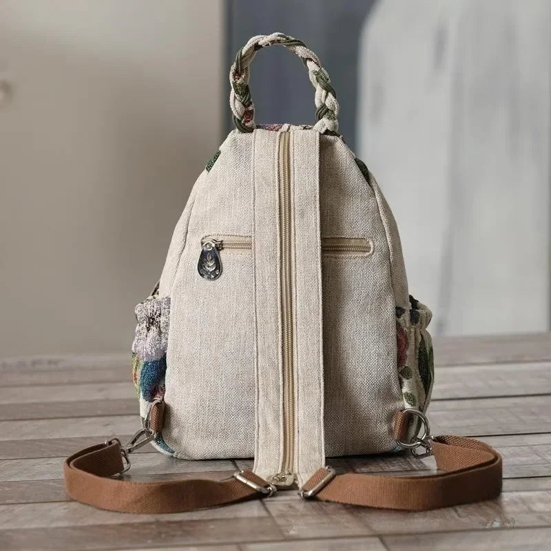 Sac à Dos Hippie en Toile Ethnique