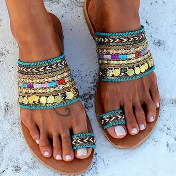 Hippie-Chic-Sandalen