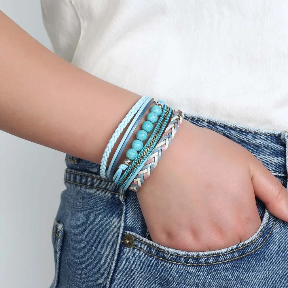 Bracelet Amérindien Turquoise