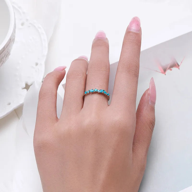 Bague Anneau Turquoise
