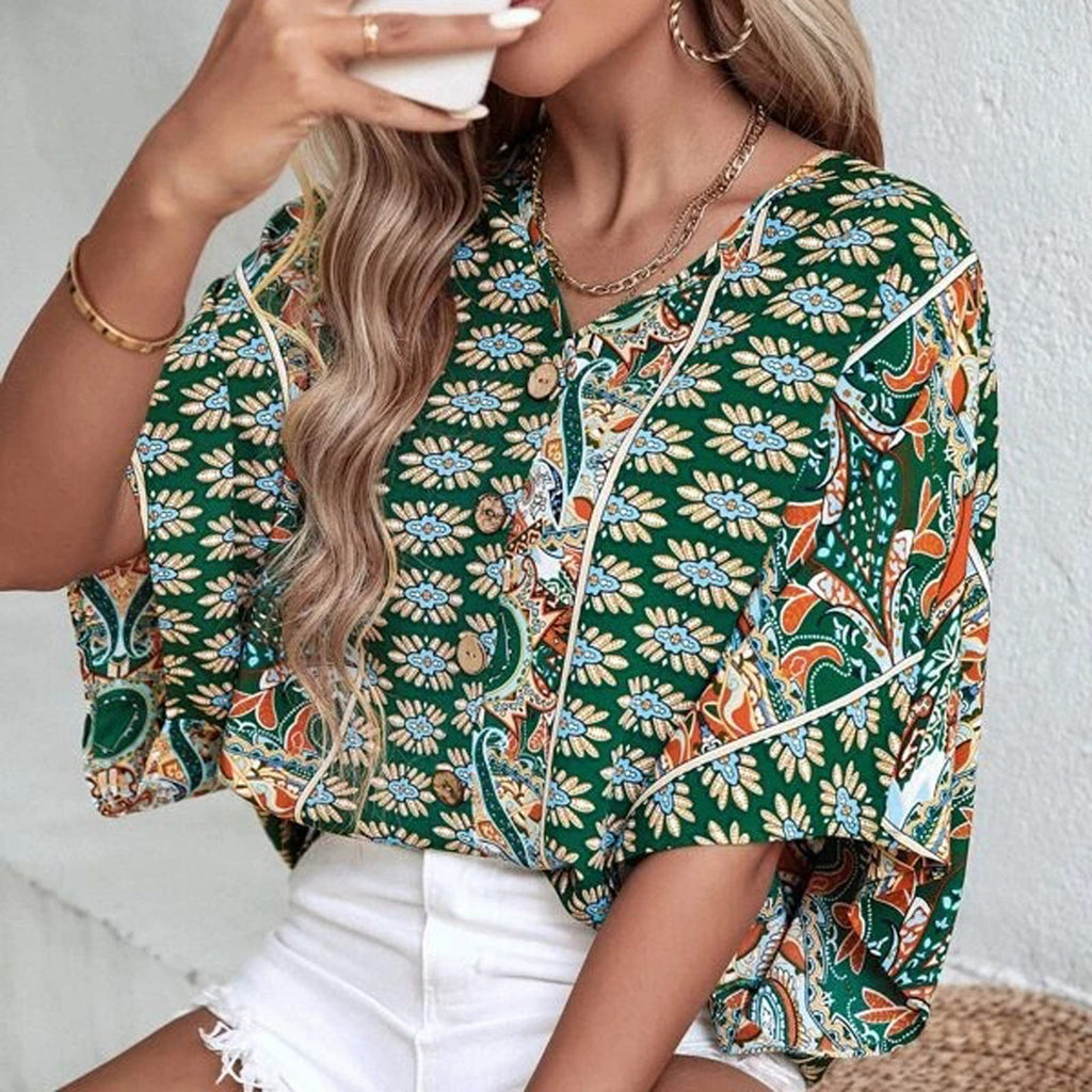 Blouse in hippiestijl