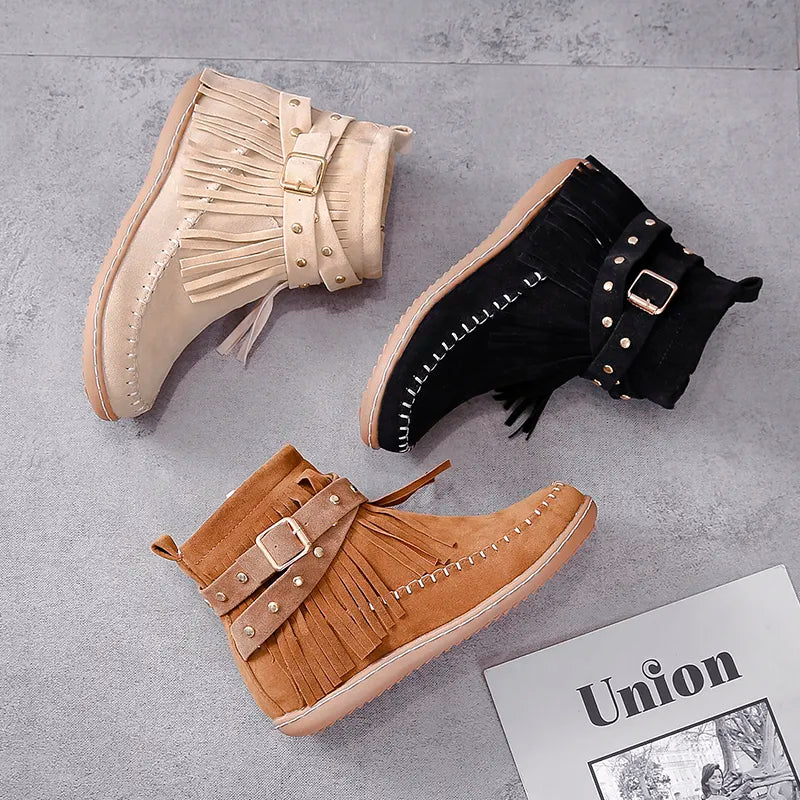 Bottes à Frange Pas Chère