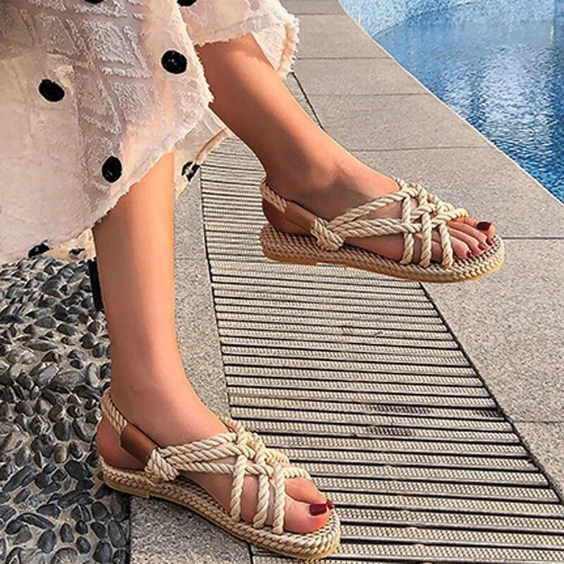 Sandales Bohème Corde