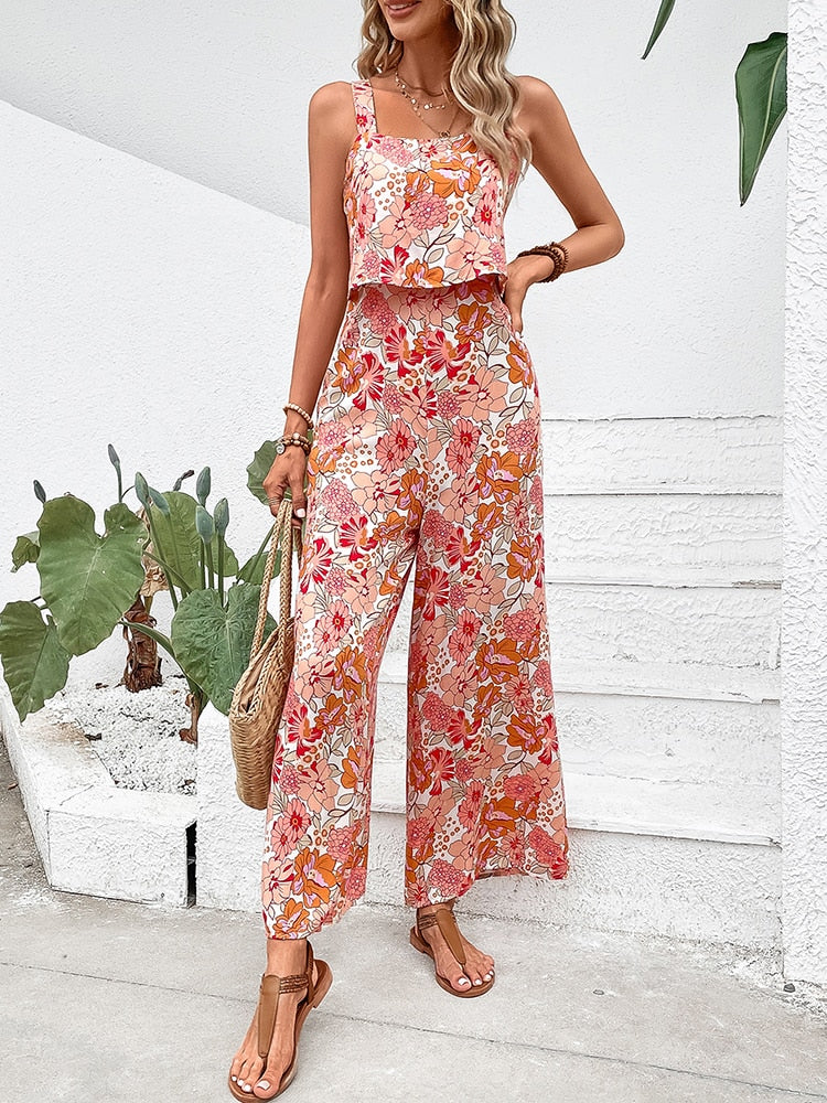 Hippie chique damesjumpsuit