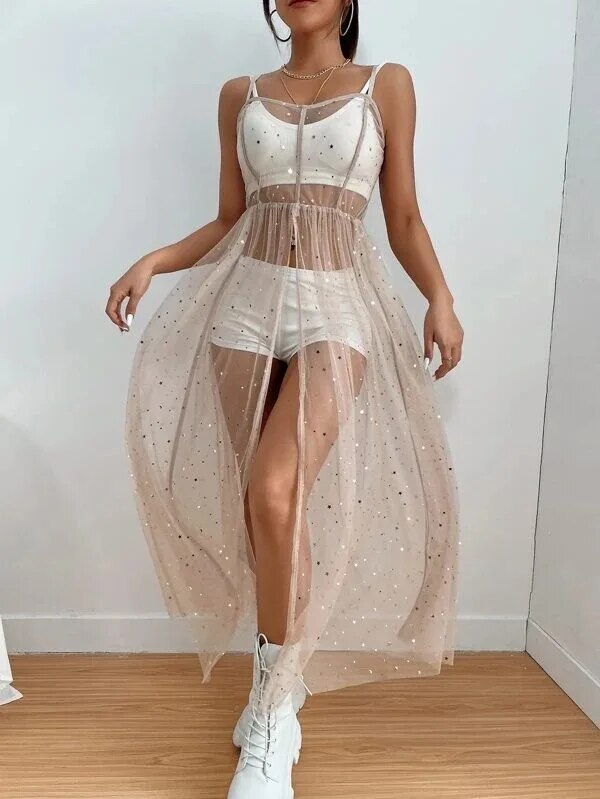 Cache Maillot en Tulle