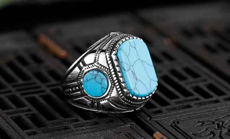 Bague Turquoise Amérindienne