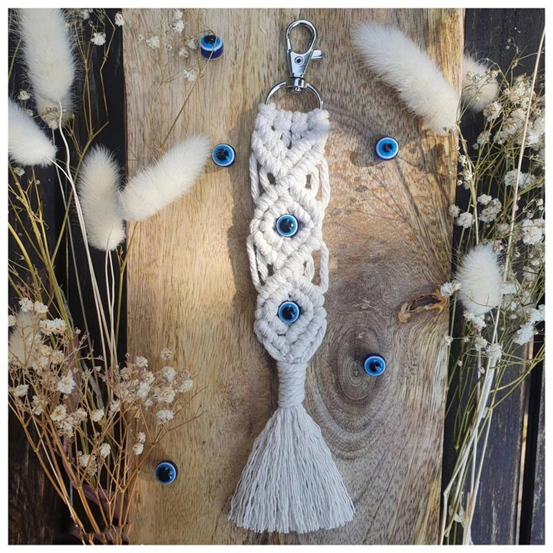 Porte Clé Macramé Perle