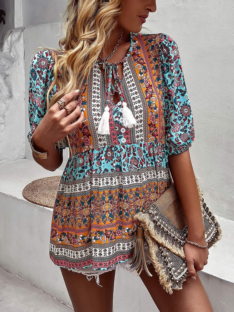 Top hippieblouse