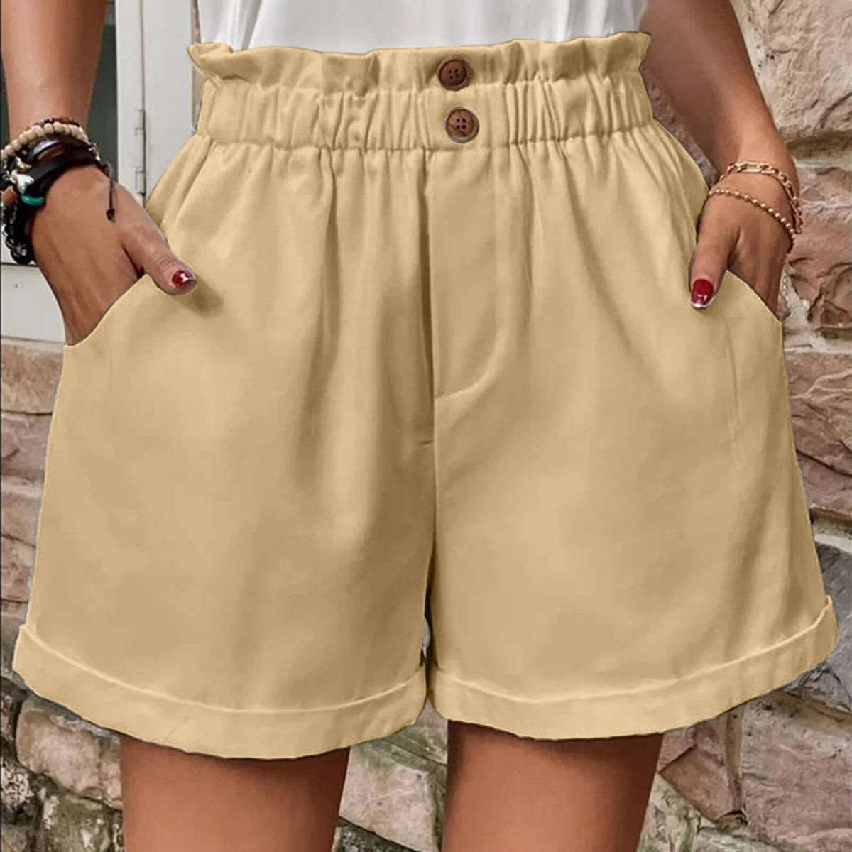 Mini Short Beige
