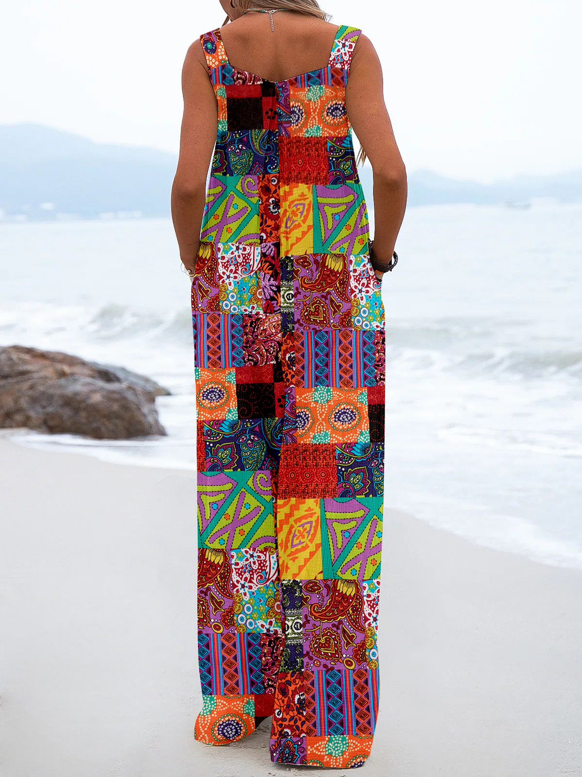 Grote maat hippie chique tuniek