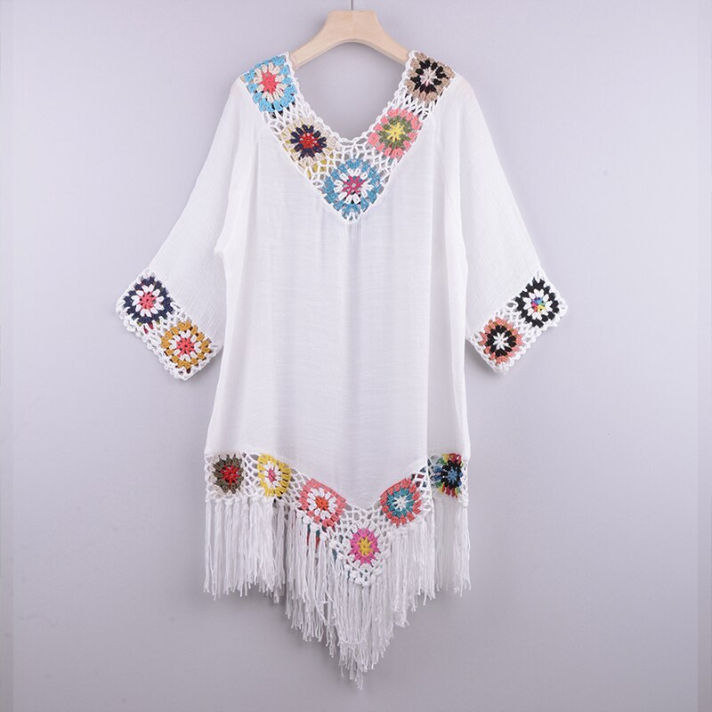 Tunique Blanche Hippie Chic