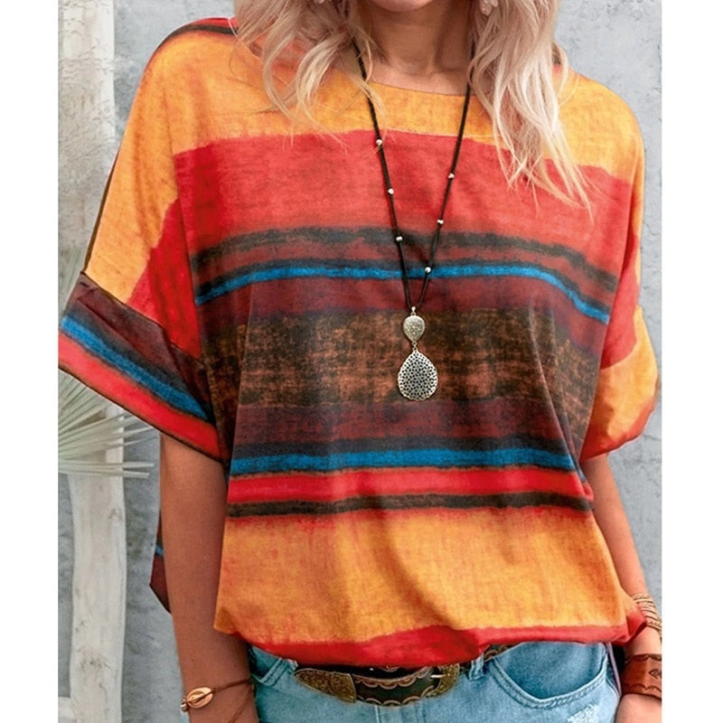 T-shirt Hippie Femme