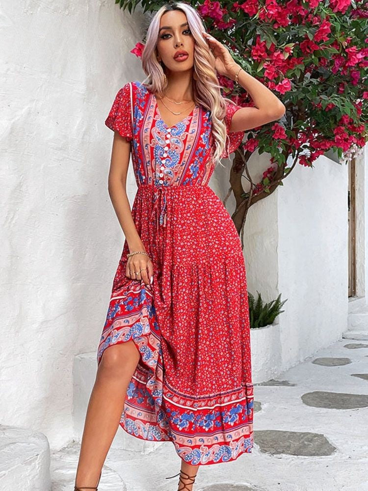 Stedelijke hippie-vrouwenoutfit