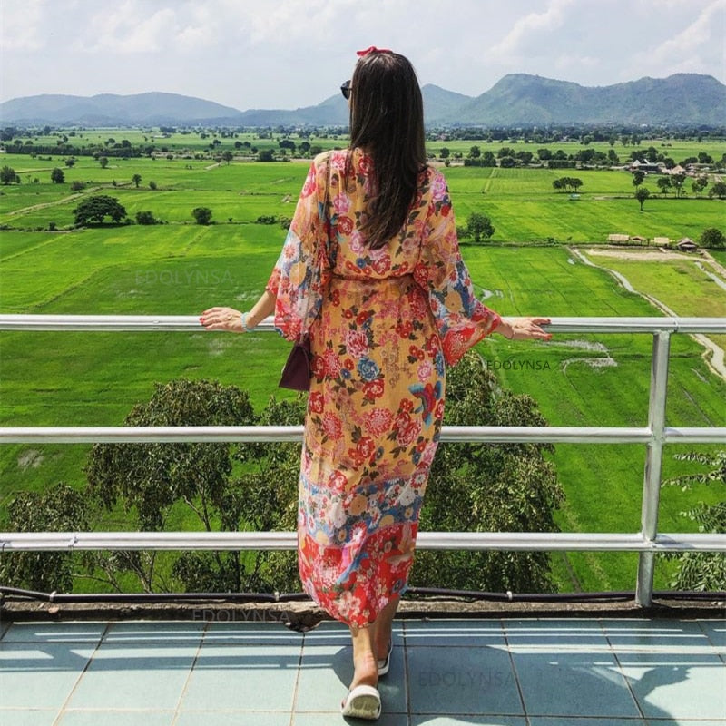 Tenue Hippie Kimono