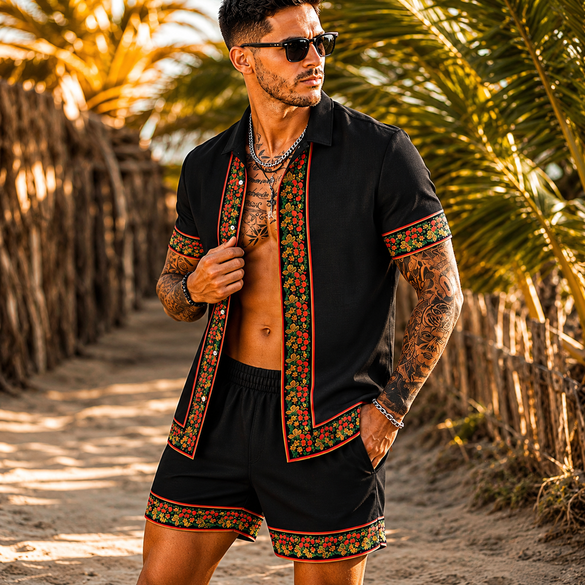 Hippie-outfit voor heren