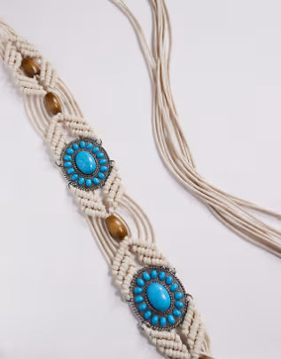Ceinture Tressée Macramé