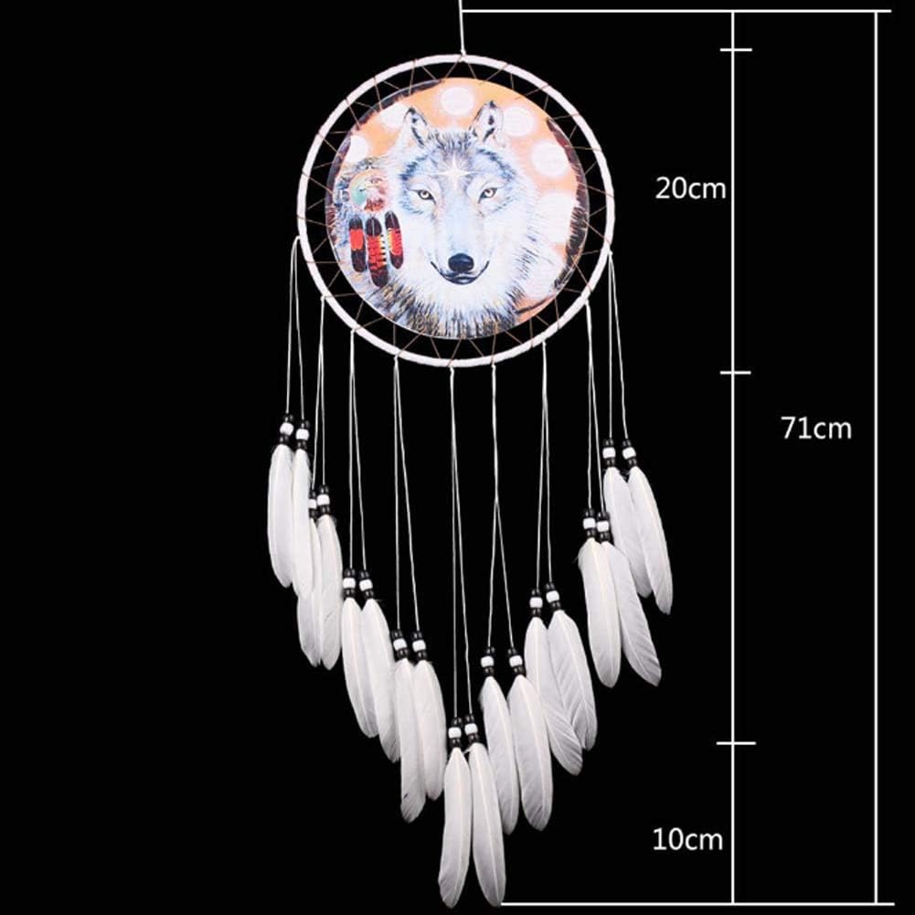 Attrape-Rêves Indien Loup Hippie