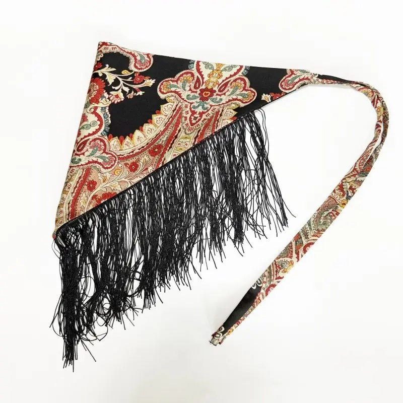 Ceinture Corset à Franges Hippie