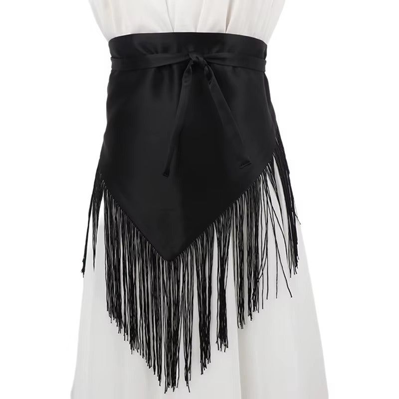 Ceinture Corset à Franges Hippie