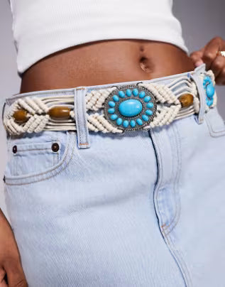 Ceinture Tressée Macramé
