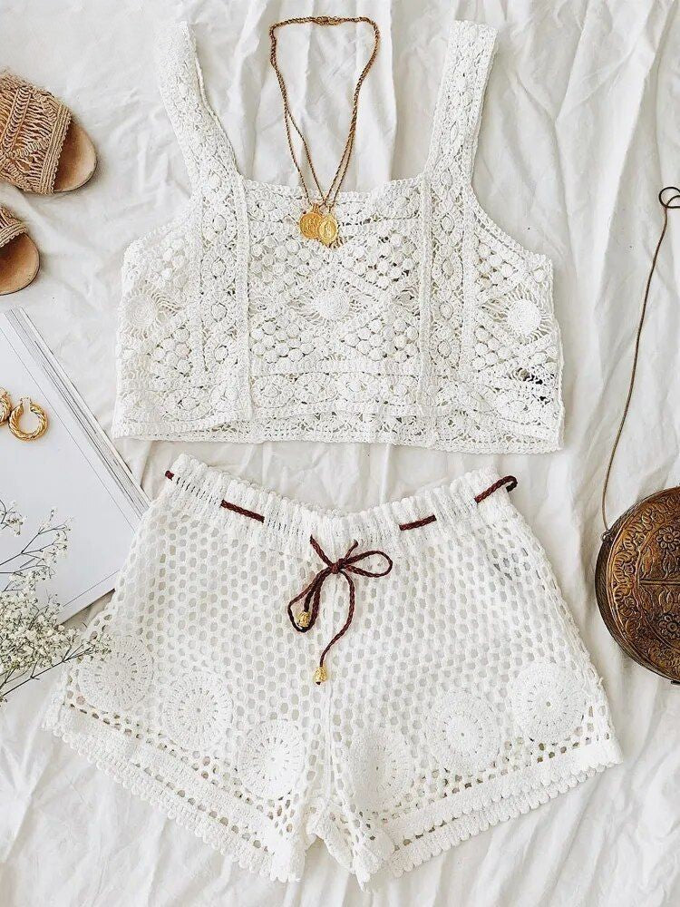 Mini Short Crochet