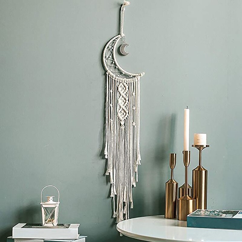 Attrape-Rêves Macramé Lune Hippie