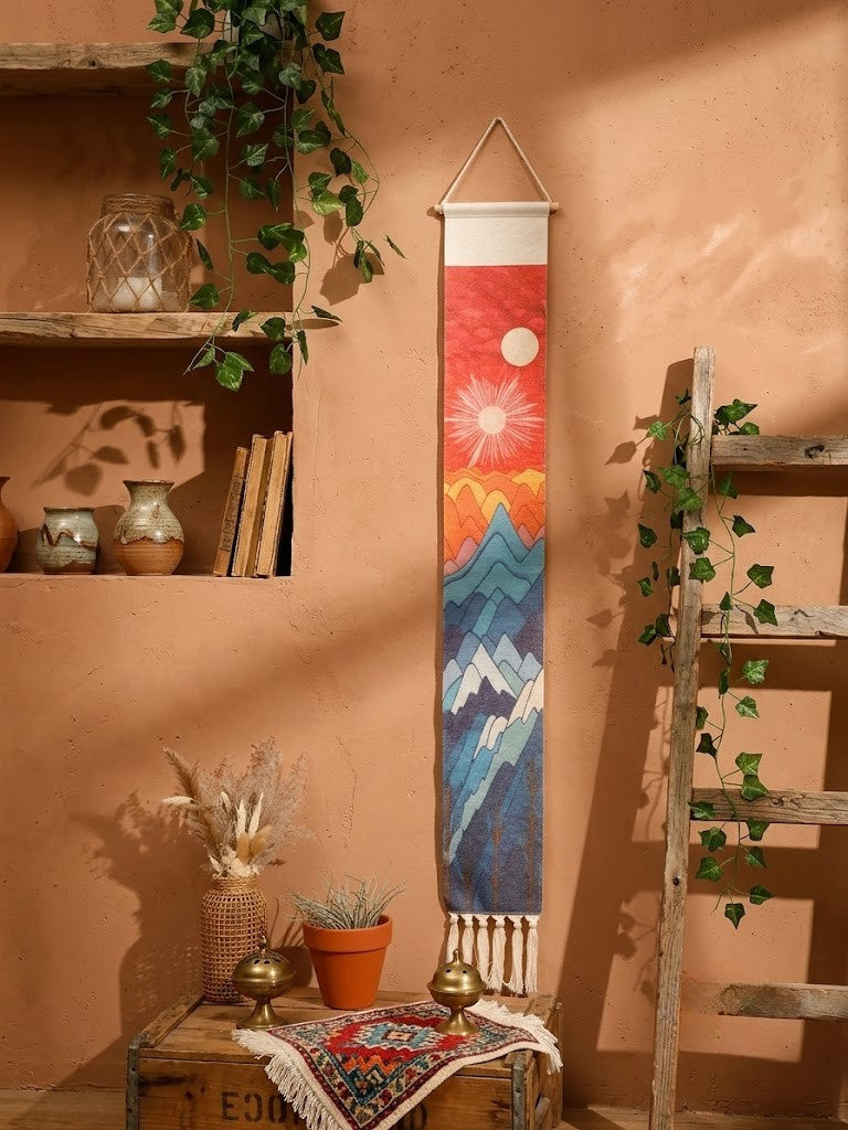 Tapisserie Murale Macramé Hippie