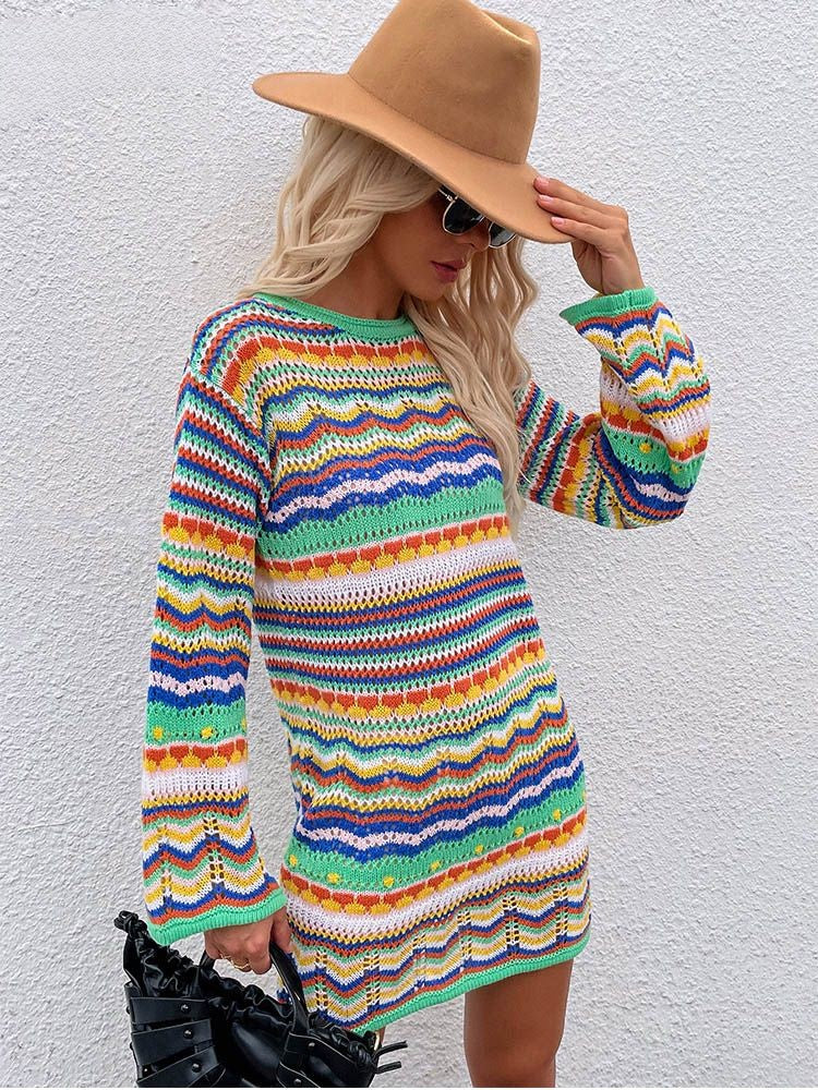 Hippie trui jurk