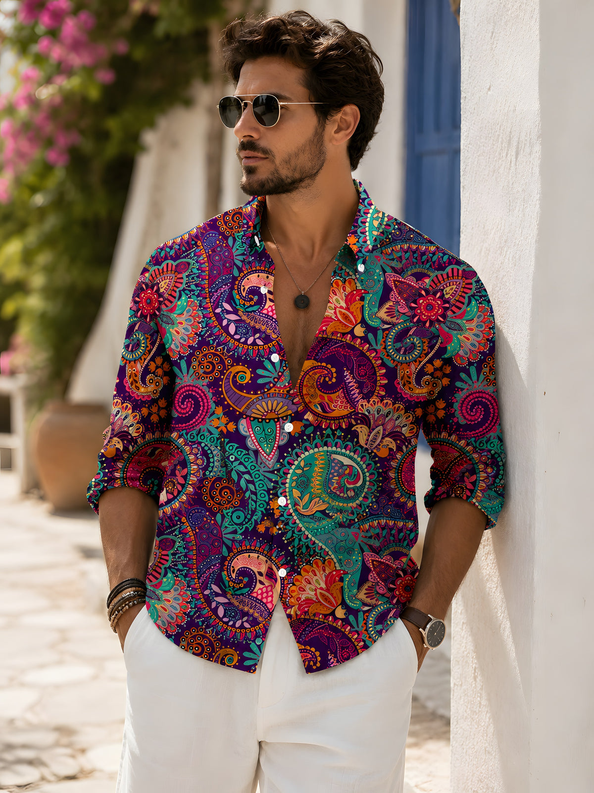 Hippie-Chic-Hemd für Herren