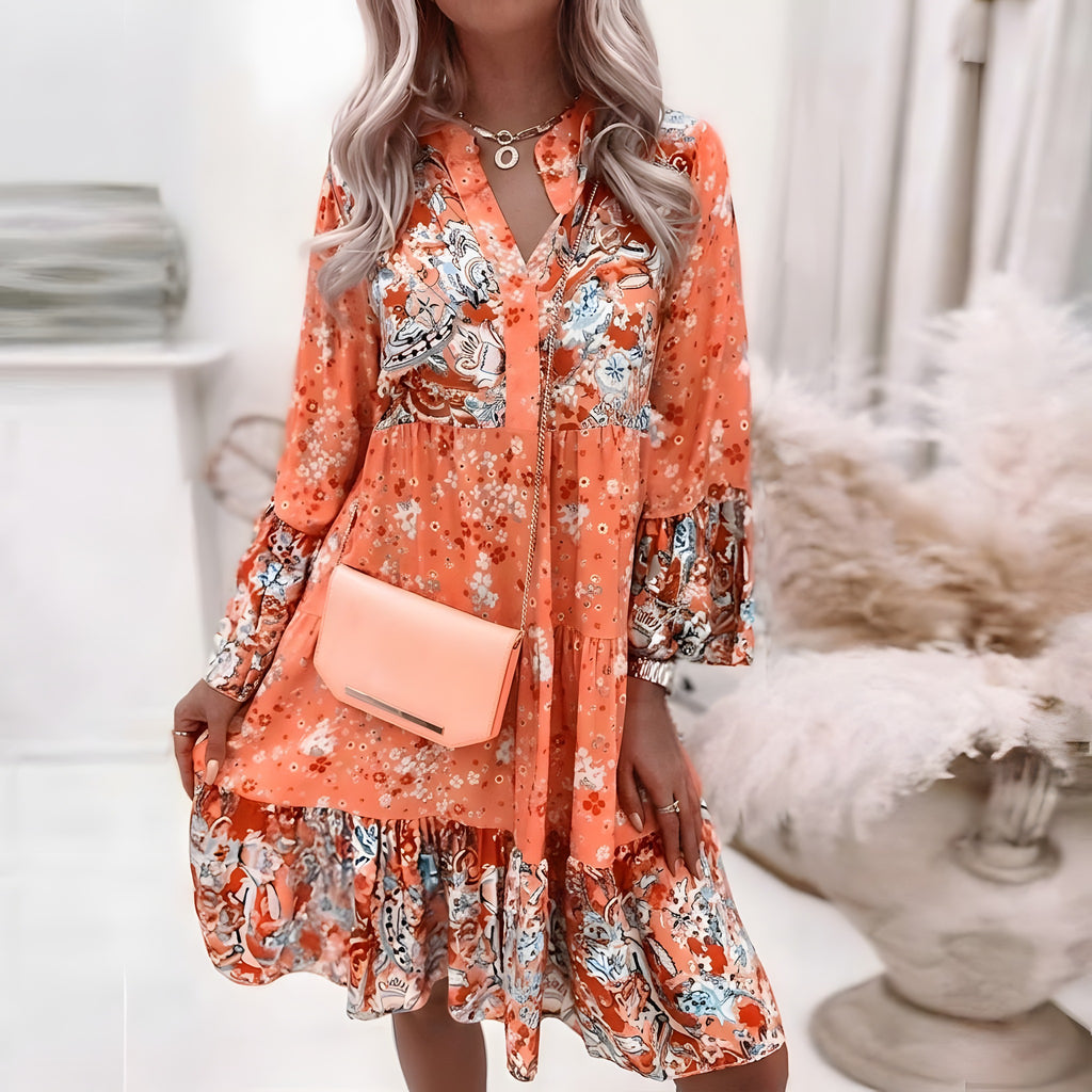 Tenue Bohème Hippie Chic · Robe Courte à Volants