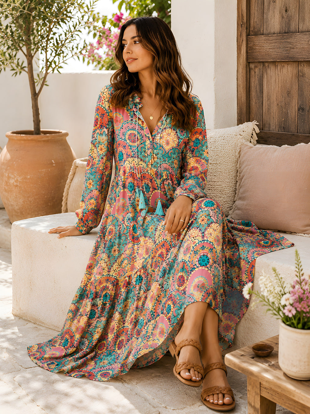 Vintage Hippie-Kleid
