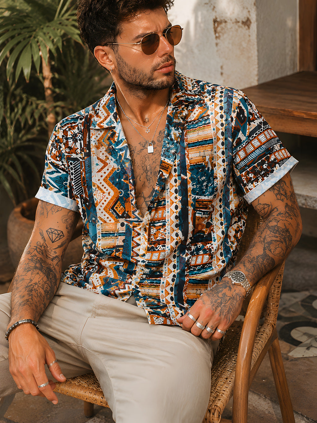 Hippie-shirt uit 1970