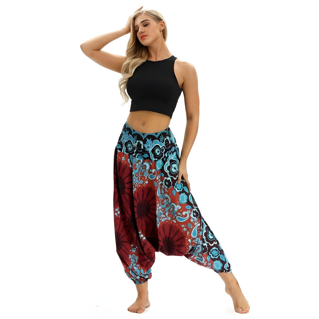 Sarouel Ethnique Femme, Coupe Aladin Fluide