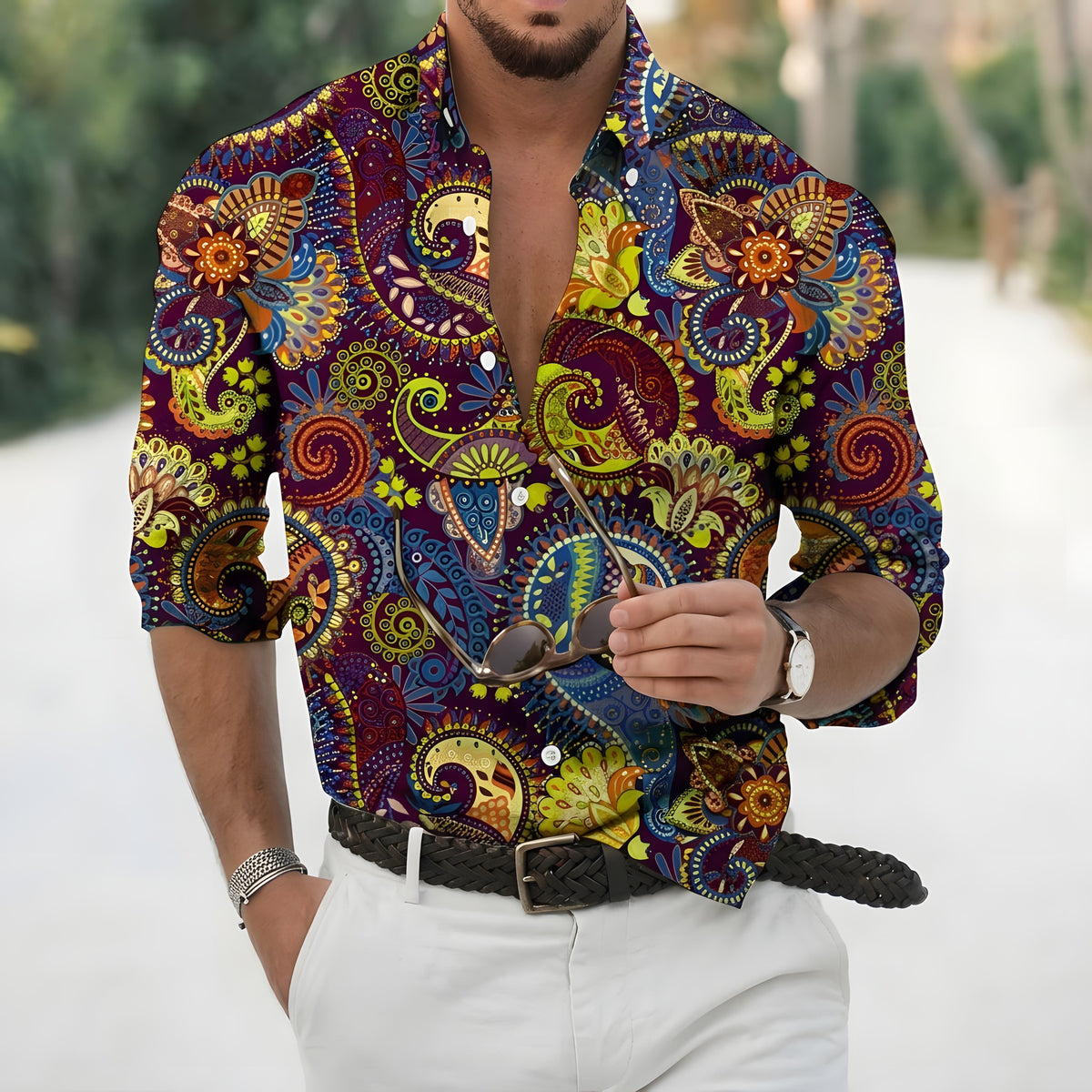 Hippie-Chic-Hemd für Herren