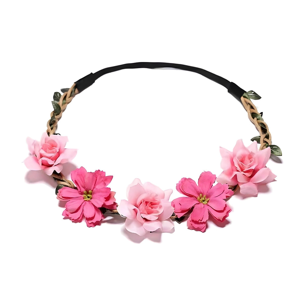 Hippie bloem hoofdband