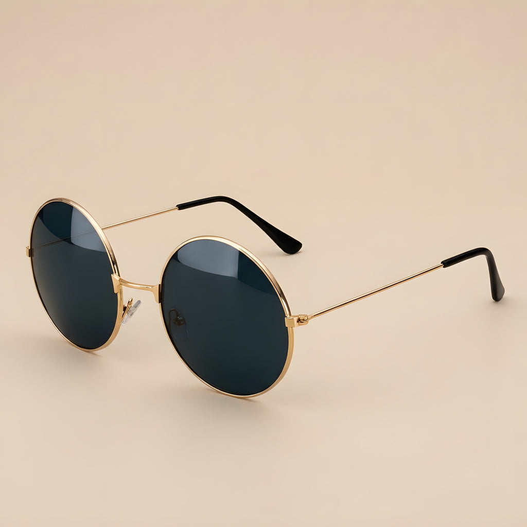 Lunettes Rondes Hippie Rétro · Verres Teintés