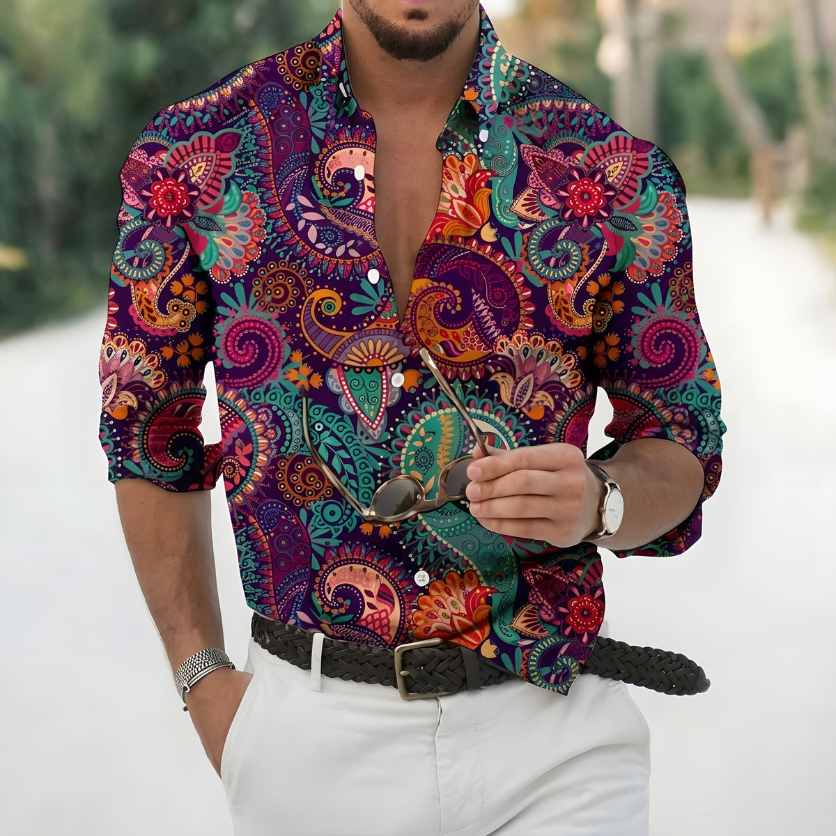Hippie-Chic-Hemd für Herren