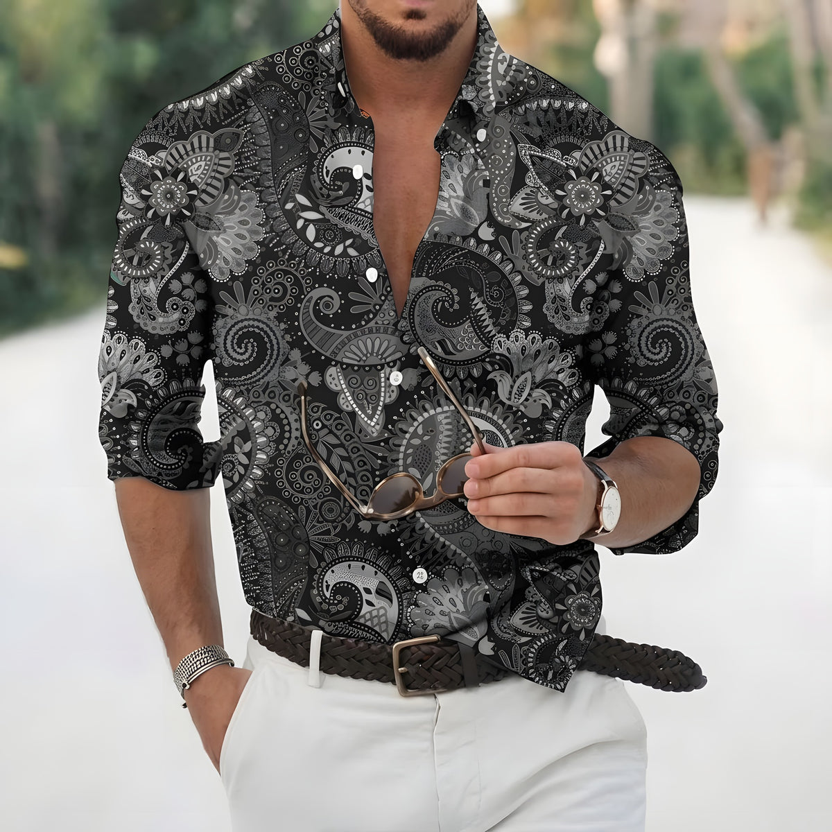 Hippie-Chic-Hemd für Herren