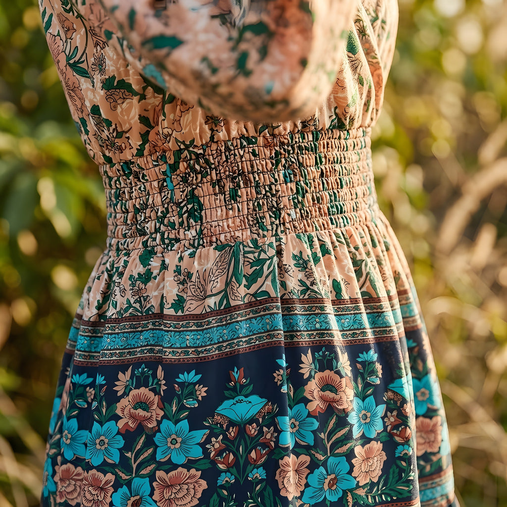 Boho-Hippie-Kleid